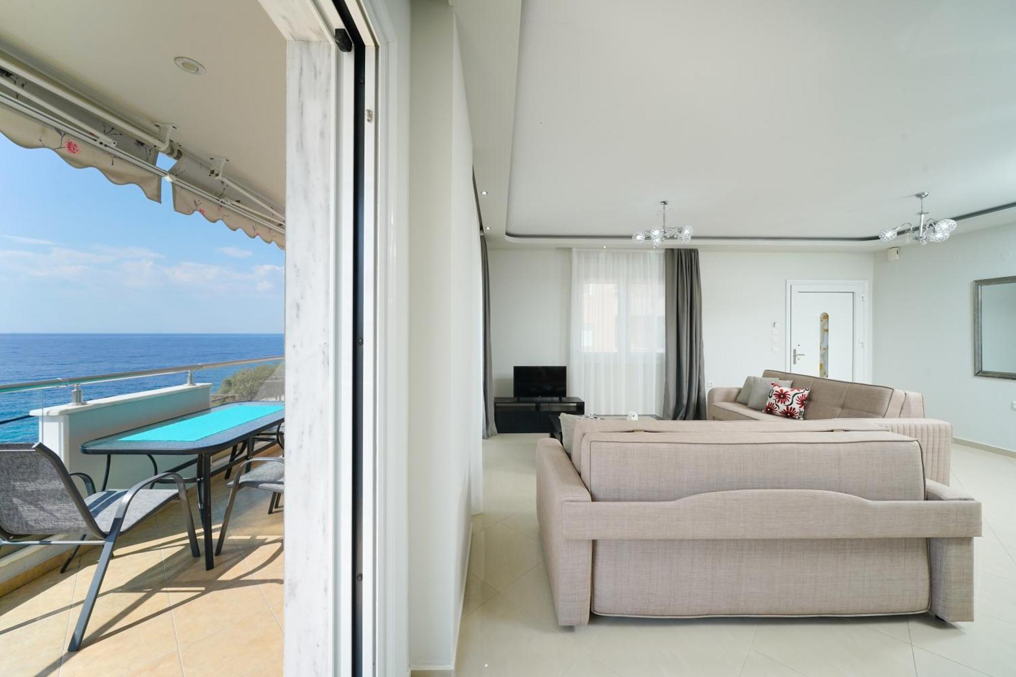 Apartmán Tarsa'S House By The Sea Skála Marión Exteriér fotografie